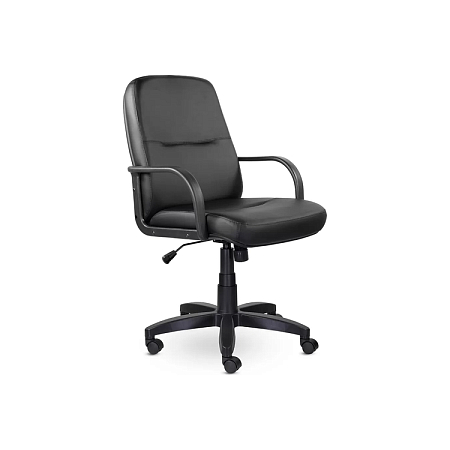 Кресло руководителя Пилот Н (Пластик) (Кожзаменитель)