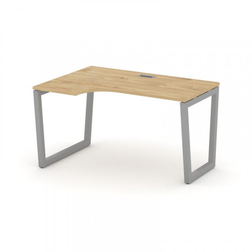 Style Project Стол рабочий эргоном. SN-5T2.SPA-012(L) Акация Лорка/Металл Антрацит/Заглушка Пластик фото 2