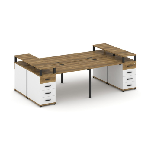 Бенч-система на 4 места с 2 опорными тумбами Concept CN.DRS-441 фото 7 Бенч-система на 4 места с 2 опорными тумбами Concept CN.DRS-441 фото 7