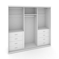 Корпус 3-х секционного шкафа низкого L=2669мм Maris SH.K3-8.2 K5