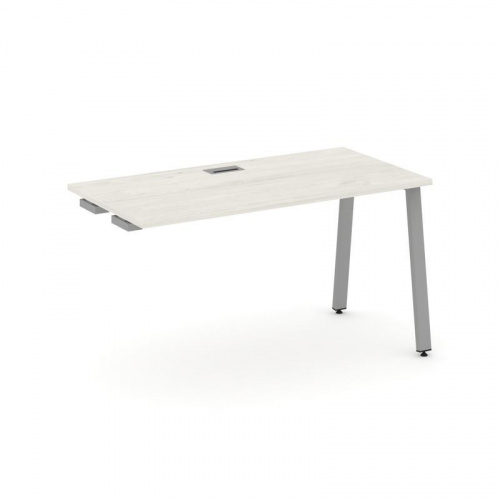 Style Project Стол-приставка к опор. элем. SN-6A.OPRS-013 Дуб Табак/Металл Белый 1380*700*750 фото 13