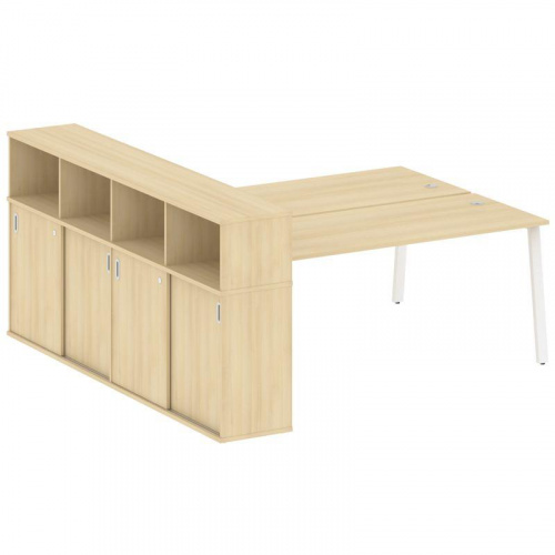 Бенч-система с шкафом-купе на А-обр. м/к Metal System БА.РС-СШК-4.5 фото 8