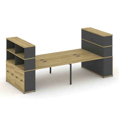Бенч-система с опорными распашными шкафами Concept CN.DRS-275 фото 4