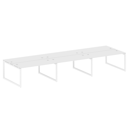 Бенч-система на 6 рабочих мест на О-обр. м/к Metal System Quattro 50БО.СМ-6.4 фото 7