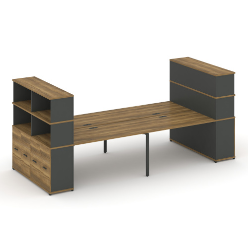 Бенч-система с опорными распашными шкафами Concept CN.DRS-275