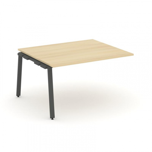 Style Project Проходной наб. элем. перег. стола SN-6A.NSPRG-033.3 Дуб Наварра/Металл Белый 1380*1180 фото 24