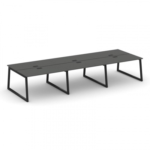 Style Project Рабочая станция 2-х сторон. SN-5T1.DRS-073 Акация Лорка/Металл Антрацит/Заглушка Пласт фото 8