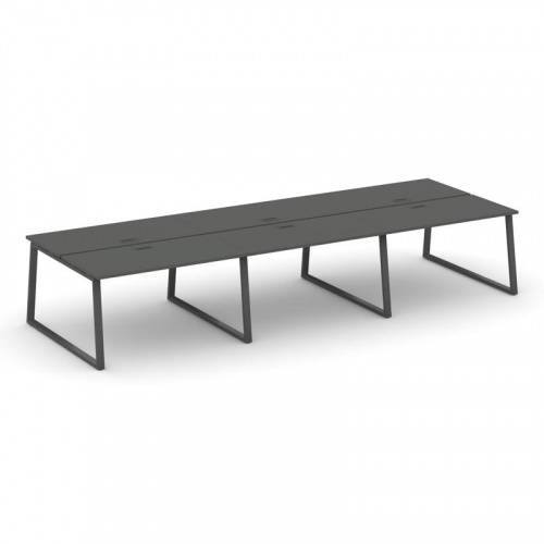 Style Project Рабочая станция 2-х сторон. SN-6T1.DRS-081 Акация Лорка/Металл Антрацит/Заглушка Пласт фото 27