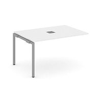 Style Project Проходной наб. элем. перег. стола SN-4P.NSPRG-002 Белый/Металл Серый 1180*980*750