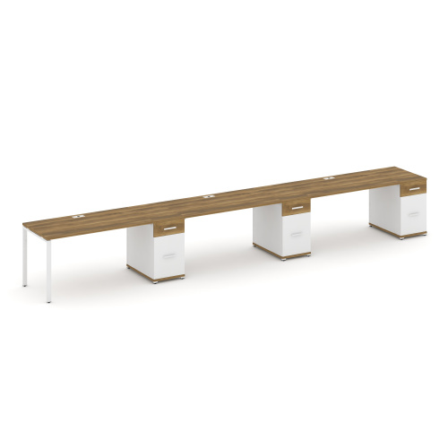 Бенч-система на 3 места с 3 опорными тумбами Concept CN.ORS-447 фото 8 Бенч-система на 3 места с 3 опорными тумбами Concept CN.ORS-447 фото 8