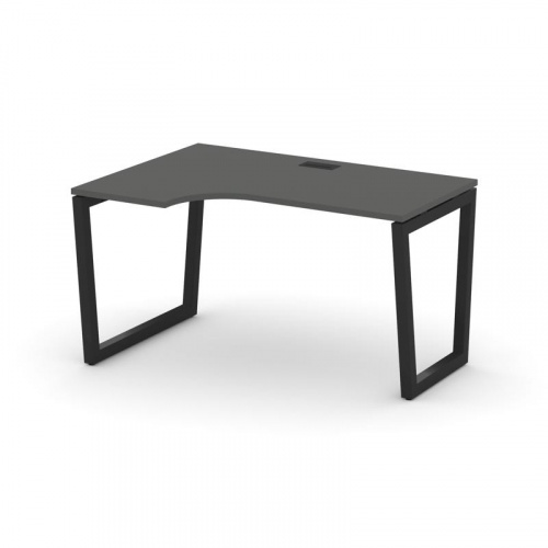 Style Project Стол рабочий эргоном. SN-5T2.SPA-012(L) Акация Лорка/Металл Антрацит/Заглушка Пластик фото 9