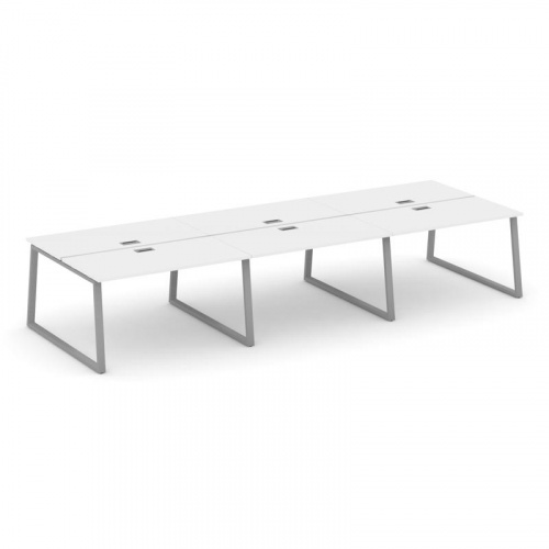 Style Project Рабочая станция 2-х сторон. SN-6T1.DRS-081 Акация Лорка/Металл Антрацит/Заглушка Пласт фото 16