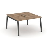 Style Project Рабочая станция 2-х сторон. SN-5A.DRS-012 Дуб Табак/Металл Антрацит 1180*1432*750