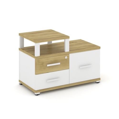 Тумба приставная с 2 ящиками Concept CN.TSP-005 W фото 3