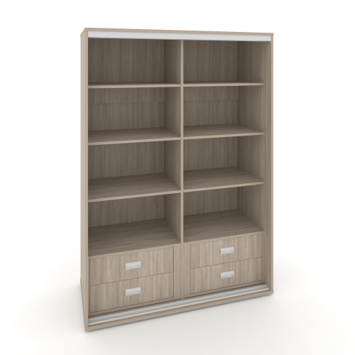 Корпус 2-х секционного шкафа низкого L=1600мм Maris SH.K2-6.2 K6 фото 4