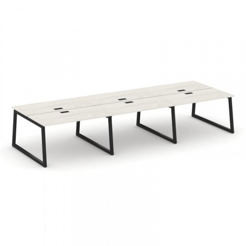 Style Project Рабочая станция 2-х сторон. SN-5T1.DRS-073 Акация Лорка/Металл Антрацит/Заглушка Пласт фото 6