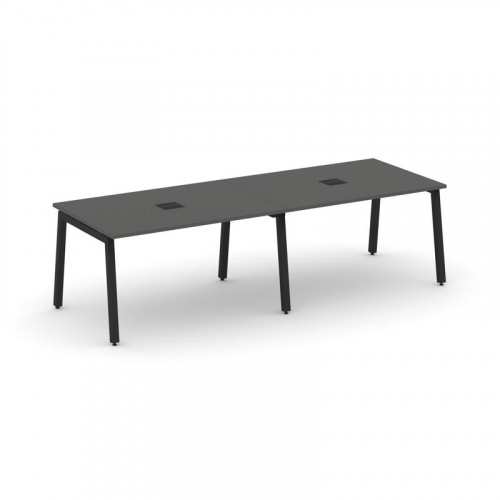 Style Project Стол переговорный SN-5A.SPRG-013 Антрацит/Металл Белый 2760*980*750 фото 6 Style Project Стол переговорный SN-5A.SPRG-013 Антрацит/Металл Белый 2760*980*750 фото 6