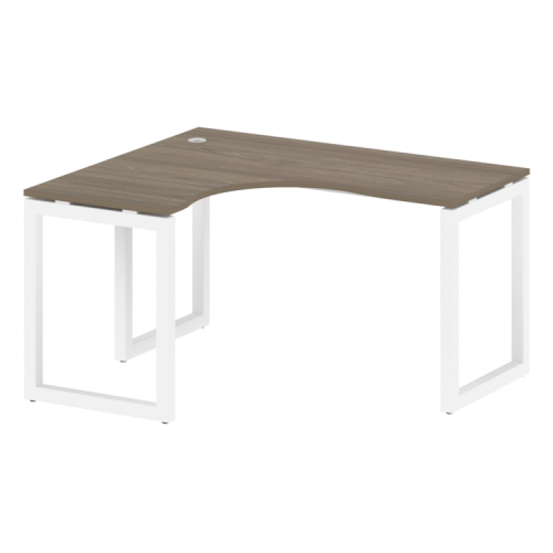 Стол криволинейный левый на О-обр. м/к Metal System Quattro 50БО.СА-3 (L) фото 3 Стол криволинейный левый на О-обр. м/к Metal System Quattro 50БО.СА-3 (L) фото 3