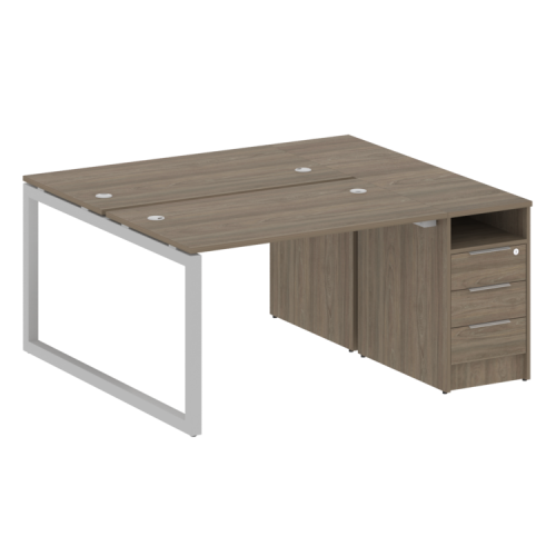 Бенч-система с тумбой на О-обр. м/к Metal System Quattro 50БО.РС-СТП-2.2 фото 2 Бенч-система с тумбой на О-обр. м/к Metal System Quattro 50БО.РС-СТП-2.2 фото 2