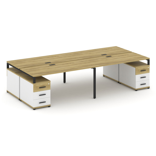 Бенч-система на 4 места с 2 опорными тумбами Concept CN.DRS-328 фото 6 Бенч-система на 4 места с 2 опорными тумбами Concept CN.DRS-328 фото 6