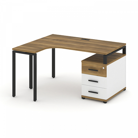 Стол эргономичный с опорной тумбой Concept CN.SA-301(L)