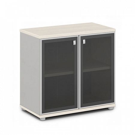 Шкаф со стеклом в алюминиевом профиле V-652