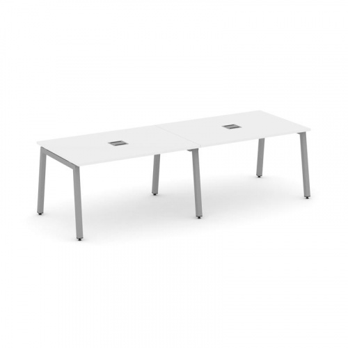 Style Project Стол переговорный SN-5A.SPRG-013 Антрацит/Металл Белый 2760*980*750 фото 4 Style Project Стол переговорный SN-5A.SPRG-013 Антрацит/Металл Белый 2760*980*750 фото 4