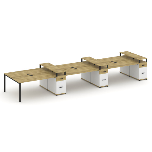 Бенч-система на 6 мест с 3 опорными тумбами Concept CN.DRS-480 фото 6 Бенч-система на 6 мест с 3 опорными тумбами Concept CN.DRS-480 фото 6