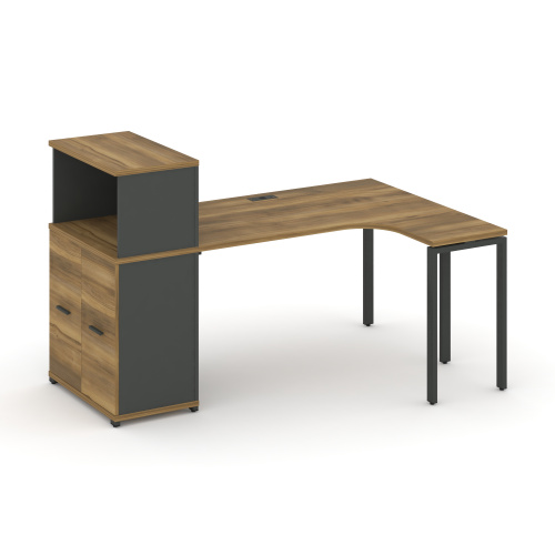 Стол эргономичный с опорным распашным шкафом Concept CN.SA-214(R) Стол эргономичный с опорным распашным шкафом Concept CN.SA-214(R)