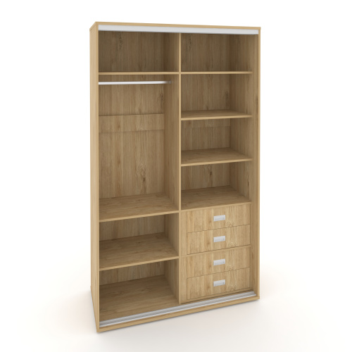 Корпус 2-х секционного шкафа высокого L=1500мм Maris SH.K2-5.1 K7 фото 3 Корпус 2-х секционного шкафа высокого L=1500мм Maris SH.K2-5.1 K7 фото 3