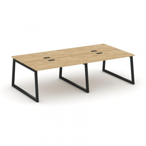 Style Project Рабочая станция 2-х сторон. SN-5T1.DRS-051 Акация Лорка/Металл Антрацит/Заглушка Пласт