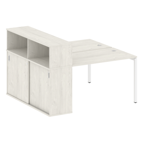 Бенч-система с шкафом-купе на П-обр. м/к Metal System Quattro 40БП.РС-СШК-2.2 фото 7 Бенч-система с шкафом-купе на П-обр. м/к Metal System Quattro 40БП.РС-СШК-2.2 фото 7