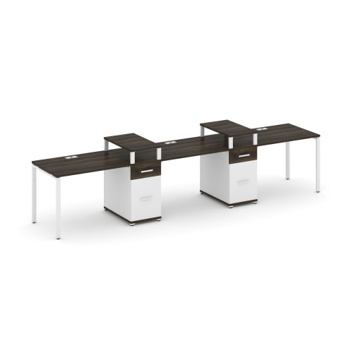 Бенч-система на 3 места с 2 опорными тумбами Concept CN.ORS-453 фото 10