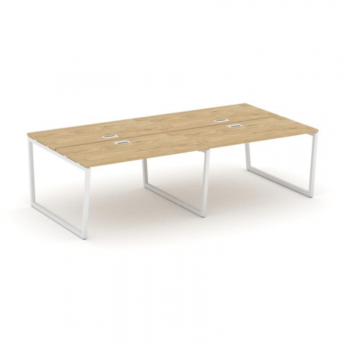 Style Project Рабочая станция 2-х сторон. SN-4T2.DRS-054 Акация Лорка/Металл Антрацит/Заглушка Пласт фото 3