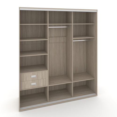 Корпус 3-х секционного шкафа высокого L=2219мм Maris SH.K3-5.1 K5 фото 4