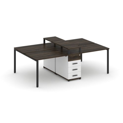 Бенч-система на 4 места с 1 опорной тумбой Concept CN.DRS-433 фото 9