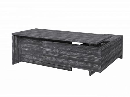 Стол с опорной тумбой FB-121L.DD Древесина Графит