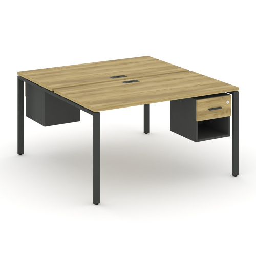 Бенч-система на 2 места с подвесными тумбами Concept CN.DRS-117 фото 4 Бенч-система на 2 места с подвесными тумбами Concept CN.DRS-117 фото 4