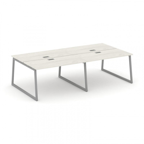 Style Project Рабочая станция 2-х сторон. SN-4T1.DRS-042 Акация Лорка/Металл Антрацит/Заглушка Пласт фото 17