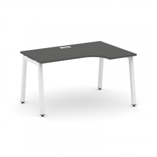 Style Project Стол рабочий эргоном. SN-5A.SPA-002(R) Дуб Табак/Металл Антрацит 1580*600/980*750 фото 24