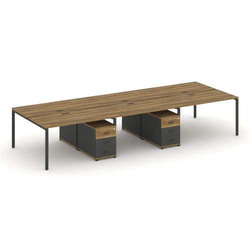 Бенч-система на 6 мест с 2 опорными тумбами Concept CN.DRS-344 Бенч-система на 6 мест с 2 опорными тумбами Concept CN.DRS-344