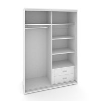 Корпус 2-х секционного шкафа низкого L=1300мм Maris SH.K2-3.2 K1