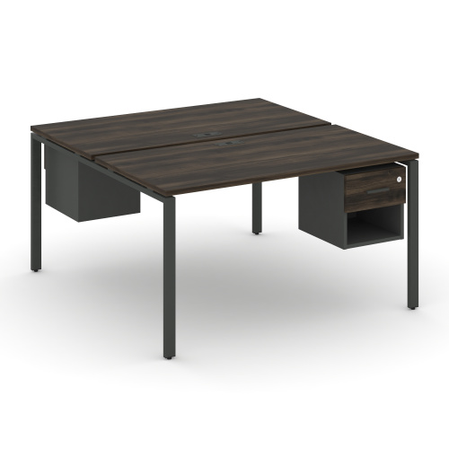 Бенч-система на 2 места с подвесными тумбами Concept CN.DRS-117 фото 3 Бенч-система на 2 места с подвесными тумбами Concept CN.DRS-117 фото 3