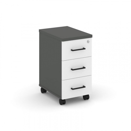 Style Project Тумба мобильная з/с ЛХДФ SN.TM-004 Акация Лорка/Черный Ручки 320*460*611 фото 4 Style Project Тумба мобильная з/с ЛХДФ SN.TM-004 Акация Лорка/Черный Ручки 320*460*611 фото 4