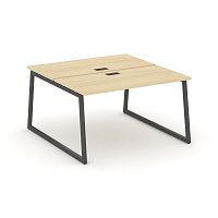 Style Project Рабочая станция 2-х сторон. SN-4T1.DRS-001 Акация Лорка/Металл Антрацит/Заглушка Пласт