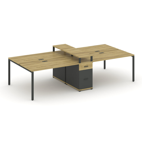 Бенч-система на 4 места с 1 опорной тумбой Concept CN.DRS-439 фото 4 Бенч-система на 4 места с 1 опорной тумбой Concept CN.DRS-439 фото 4