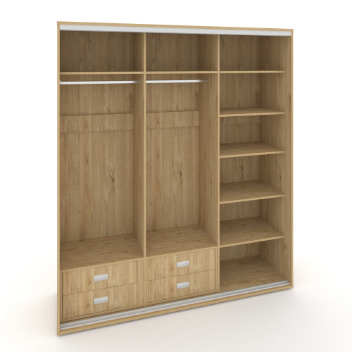 Корпус 3-х секционного шкафа высокого L=2369мм Maris SH.K3-6.1 K3 фото 3