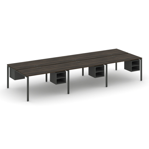 Бенч-система на 6 мест с подвесными тумбами Concept CN.DRS-145 фото 3 Бенч-система на 6 мест с подвесными тумбами Concept CN.DRS-145 фото 3