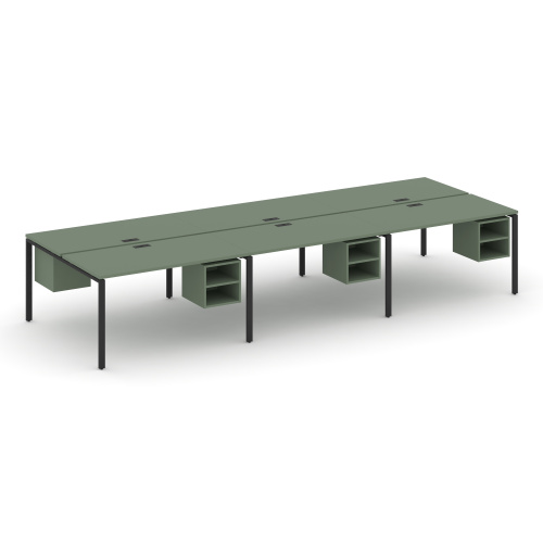 Бенч-система на 6 мест с подвесными тумбами Concept CN.DRS-146 Бенч-система на 6 мест с подвесными тумбами Concept CN.DRS-146