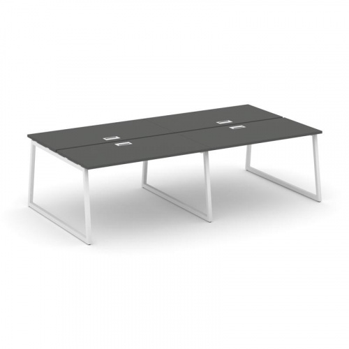 Style Project Рабочая станция 2-х сторон. SN-4T1.DRS-042 Акация Лорка/Металл Антрацит/Заглушка Пласт фото 24